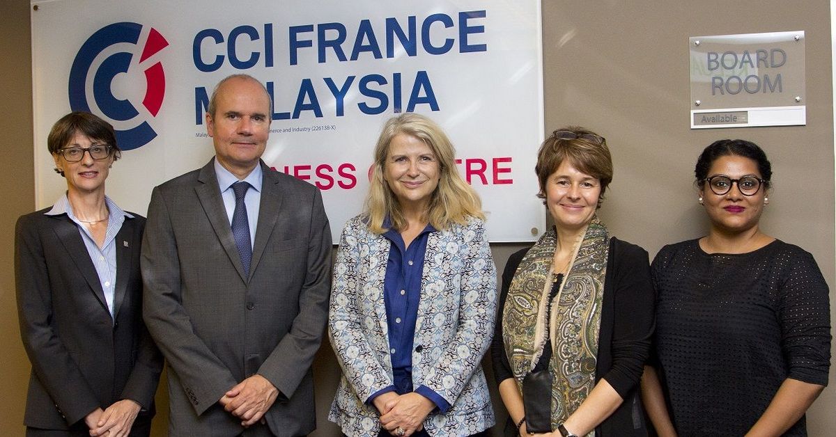 Joëlle GarriaudMaylam, member of the French Senat Visits CCIFM